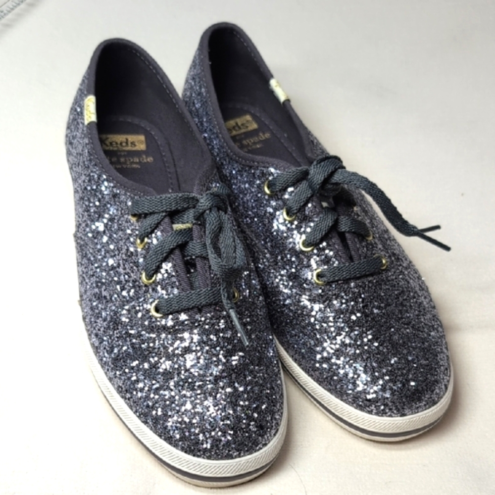 Keds X Kate Spade Champion Glitter Sneakers - Picture 2 of 12